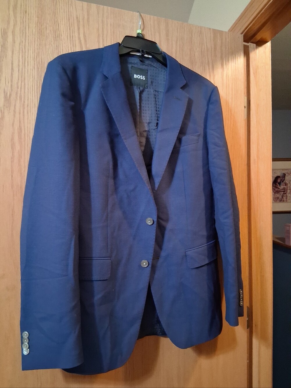 BOSS Hugo Boss Lanificio Tesse Biella Single-Breasted Blazer Sport Coat 42L